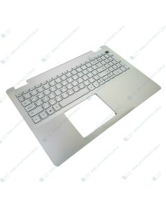 Dell Inspiron 5584 Replacement Laptop Upper Case / Palmrest (SILVER) ARABIC Backlit Keyboad 0DFX5J 0CT4N9