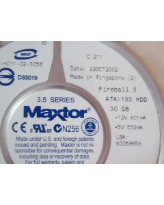 Maxtor 40GB 3.5" IDE Hard Drive 294932-005 286692-001 NEW