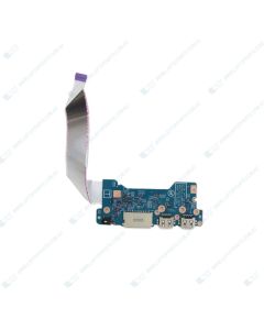 Lenovo Flex 5-14ITL05 Replacement Laptop Power Button IO with USB-A SD Card Reader Board 5C50S25167