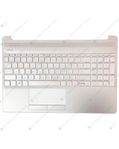 HP 15-DW 15S-DY 15S-DU Replacement Laptop Upper Case / Palmrest (SILVER) L52022-001
