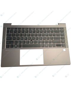 HP ZBOOK FIREFLY 14 G7 (8VK84AV) 1Y9L9PA Replacement Laptop Upper Case / Palmrest with US Keyboard M07130-001